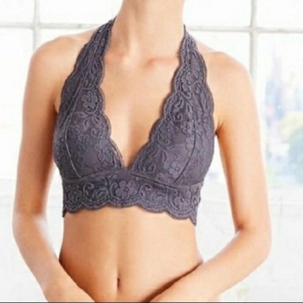 Dark grey urban outfitters bralette